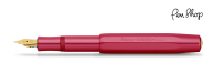 Kaweco Sport Aluminium Collection Serie Ruby / Gold Plated Vulpennen